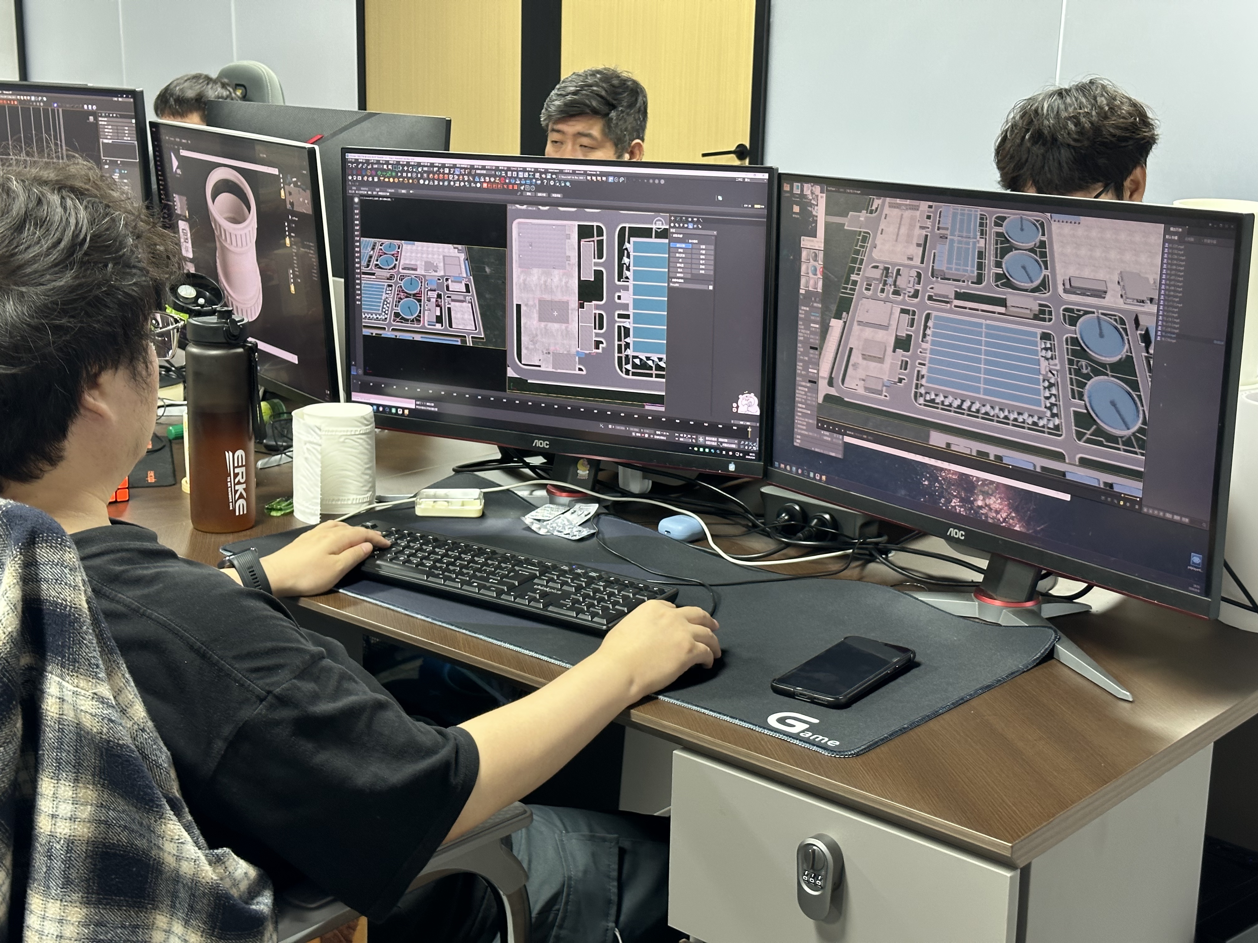 工业设备三维动画展示效果